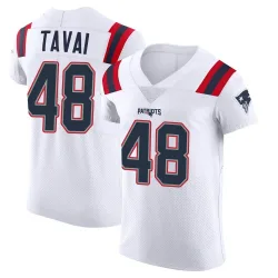 Men's Jahlani Tavai New England Patriots No.48 Elite Vapor Untouchable Jersey - White