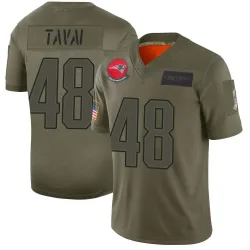 Men's Jahlani Tavai New England Patriots No.48 Limited 2019 Salute to Service Jersey - Camo