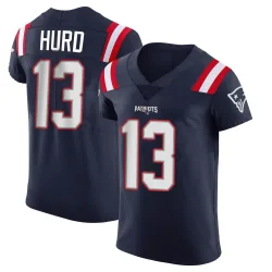 Men's Jalen Hurd New England Patriots No.13 Elite Team Color Vapor Untouchable Jersey - Navy