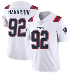 Men's James Harrison New England Patriots No.92 Limited Vapor Untouchable Jersey - White