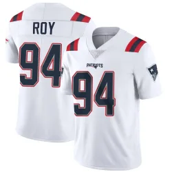 Men's Jaquelin Roy New England Patriots No.94 Limited Vapor Untouchable Jersey - White