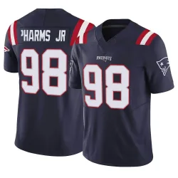 Men's Jeremiah Pharms Jr. New England Patriots No.98 Limited Vapor F.U.S.E. Jersey - Navy
