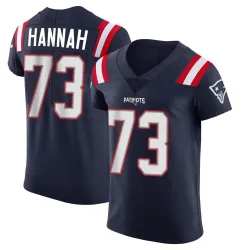 Men's John Hannah New England Patriots No.73 Elite Team Color Vapor Untouchable Jersey - Navy