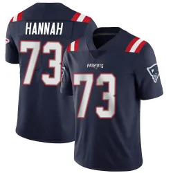 Men's John Hannah New England Patriots No.73 Limited Team Color Vapor Untouchable Jersey - Navy