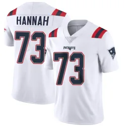 Men's John Hannah New England Patriots No.73 Limited Vapor Untouchable Jersey - White