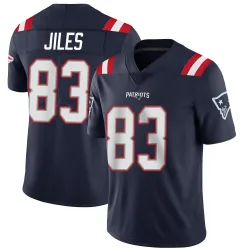 Men's John Jiles New England Patriots No.83 Limited Team Color Vapor Untouchable Jersey - Navy