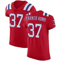 Men's John Parker Romo New England Patriots No.37 Elite Vapor Untouchable Alternate Jersey - Red
