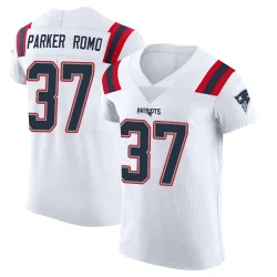 Men's John Parker Romo New England Patriots No.37 Elite Vapor Untouchable Jersey - White