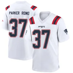 Men's John Parker Romo New England Patriots No.37 Game Jersey - White