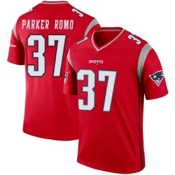 Men's John Parker Romo New England Patriots No.37 Legend Inverted Jersey - Red