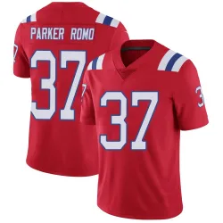 Men's John Parker Romo New England Patriots No.37 Limited Vapor Untouchable Alternate Jersey - Red