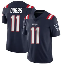 Men's Joshua Dobbs New England Patriots No.11 Limited Team Color Vapor Untouchable Jersey - Navy