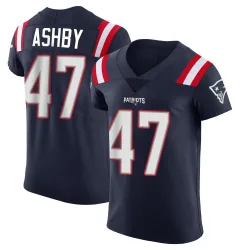 Men's Julian Ashby New England Patriots No.47 Elite Team Color Vapor Untouchable Jersey - Navy