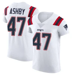 Men's Julian Ashby New England Patriots No.47 Elite Vapor Untouchable Jersey - White