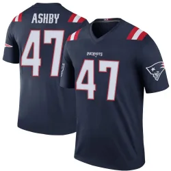 Men's Julian Ashby New England Patriots No.47 Legend Color Rush Jersey - Navy