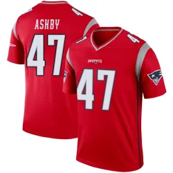 Men's Julian Ashby New England Patriots No.47 Legend Inverted Jersey - Red