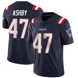 Men's Julian Ashby New England Patriots No.47 Limited Team Color Vapor Untouchable Jersey - Navy