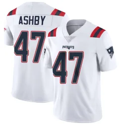 Men's Julian Ashby New England Patriots No.47 Limited Vapor Untouchable Jersey - White