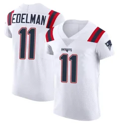 Men's Julian Edelman New England Patriots No.11 Elite Vapor Untouchable Jersey - White