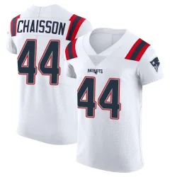 Men's K'Lavon Chaisson New England Patriots No.44 Elite Vapor Untouchable Jersey - White