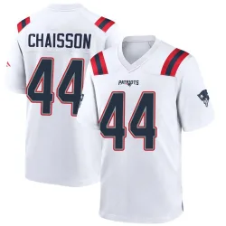Men's K'Lavon Chaisson New England Patriots No.44 Game Jersey - White