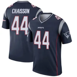 Men's K'Lavon Chaisson New England Patriots No.44 Legend Jersey - Navy