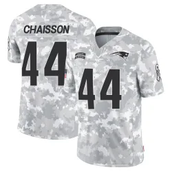 Men's K'Lavon Chaisson New England Patriots No.44 Limited 2024 Salute to Service Jersey - Arctic Camo