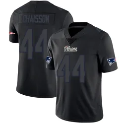 Men's K'Lavon Chaisson New England Patriots No.44 Limited Jersey - Black Impact