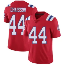 Men's K'Lavon Chaisson New England Patriots No.44 Limited Vapor Untouchable Alternate Jersey - Red