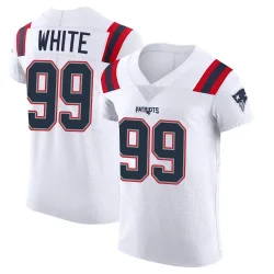 Men's Keion White New England Patriots No.99 Elite Vapor Untouchable Jersey - White