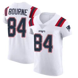 Men's Kendrick Bourne New England Patriots No.84 Elite Vapor Untouchable Jersey - White