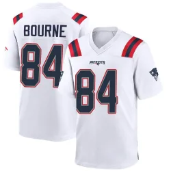 Men's Kendrick Bourne New England Patriots No.84 Game Jersey - White