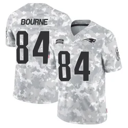 Men's Kendrick Bourne New England Patriots No.84 Limited 2024 Salute to Service Jersey - Arctic Camo