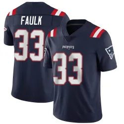 Men's Kevin Faulk New England Patriots No.33 Limited Team Color Vapor Untouchable Jersey - Navy
