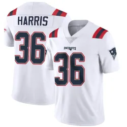 Men's Kevin Harris New England Patriots No.36 Limited Vapor Untouchable Jersey - White