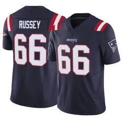 Men's Kody Russey New England Patriots No.66 Limited Vapor F.U.S.E. Jersey - Navy