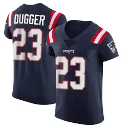 Men's Kyle Dugger New England Patriots No.23 Elite Team Color Vapor Untouchable Jersey - Navy