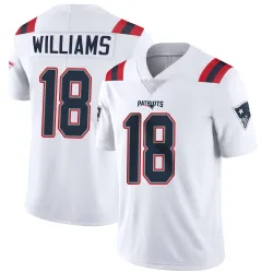 Men's Kyle Williams New England Patriots No.18 Limited Vapor Untouchable Jersey - White