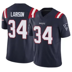 Men's Lan Larison New England Patriots No.34 Limited Vapor F.U.S.E. Jersey - Navy