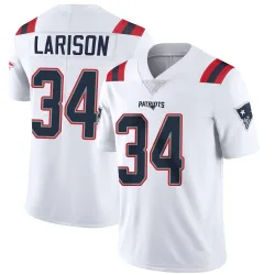 Men's Lan Larison New England Patriots No.34 Limited Vapor Untouchable Jersey - White