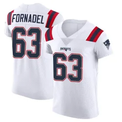 Men's Liam Fornadel New England Patriots No.63 Elite Vapor Untouchable Jersey - White