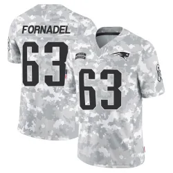 Men's Liam Fornadel New England Patriots No.63 Limited 2024 Salute to Service Jersey - Arctic Camo