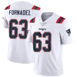 Men's Liam Fornadel New England Patriots No.63 Limited Vapor Untouchable Jersey - White