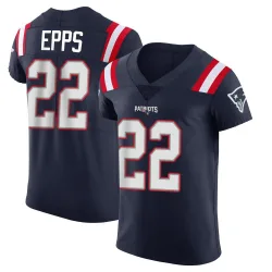 Men's Marcus Epps New England Patriots No.22 Elite Team Color Vapor Untouchable Jersey - Navy