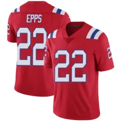 Men's Marcus Epps New England Patriots No.22 Limited Vapor Untouchable Alternate Jersey - Red