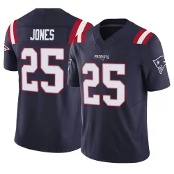 Men's Marcus Jones New England Patriots No.25 Limited Vapor F.U.S.E. Jersey - Navy