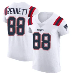 Men's Martellus Bennett New England Patriots No.88 Elite Vapor Untouchable Jersey - White