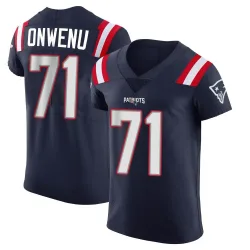 Men's Mike Onwenu New England Patriots No.71 Elite Team Color Vapor Untouchable Jersey - Navy