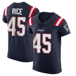 Men's Monty Rice New England Patriots No.45 Elite Team Color Vapor Untouchable Jersey - Navy