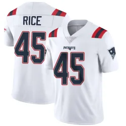 Men's Monty Rice New England Patriots No.45 Limited Vapor Untouchable Jersey - White